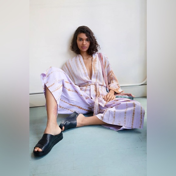 Free People Pants - Free People Daydream Tie Dye Culotte Pants